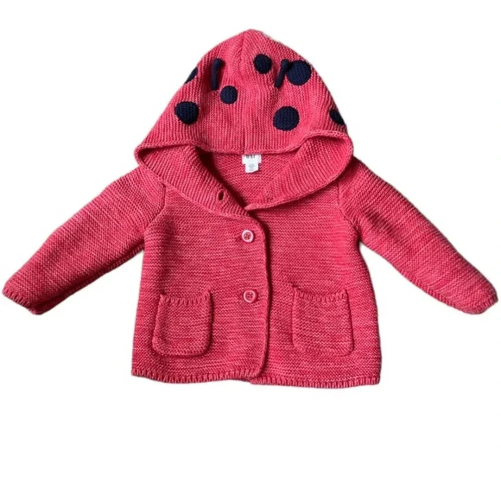 EUC Baby Gap Ladybug Sweater